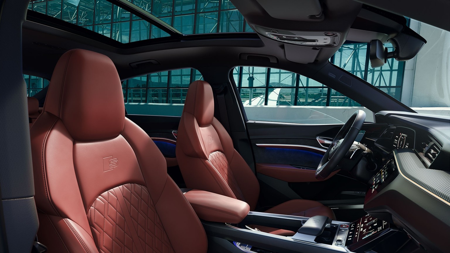 Vue intérieure sièges - Audi e-tron S Sportback